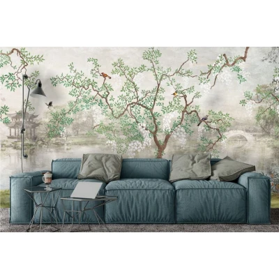Fototapet fara imbianri Japanese Garden Premier Decor
