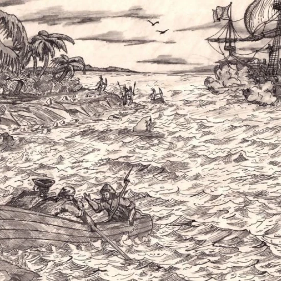 Fototapet fara imbinari Journey To The New World