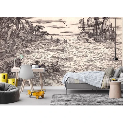 Fototapet fara imbinari Journey To The New World Premier Decor