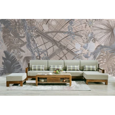Fototapet fara imbinari Jungle Flowers Premier Decor