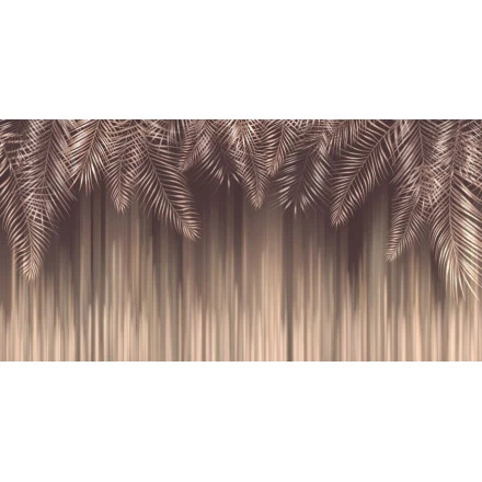 Fototapet fara imbinari Jungle Brown Lesves Premier Decor