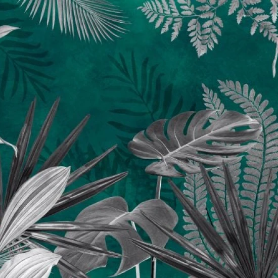 Fototapet fara imbinari Jungle Flowers