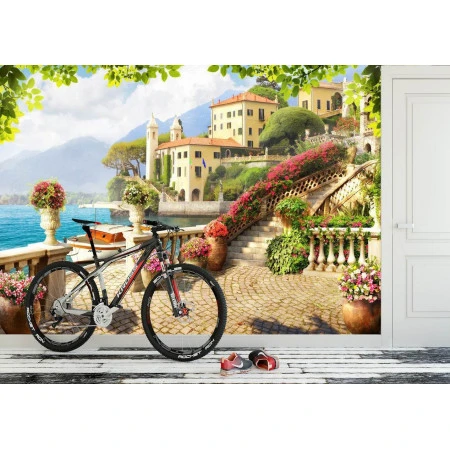 Fototapet fara imbinari Lake Como Premier Decor