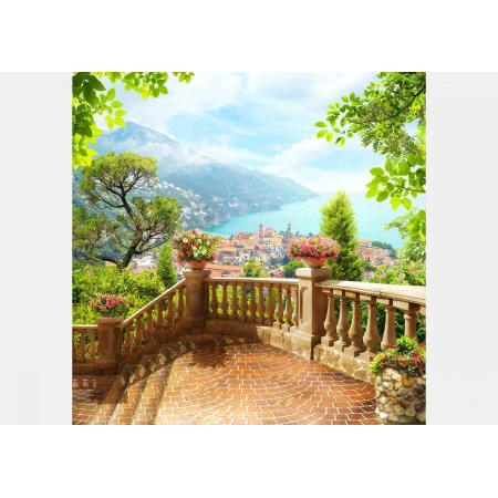 Fototapet fara imbinari Lake Como Premier Decor