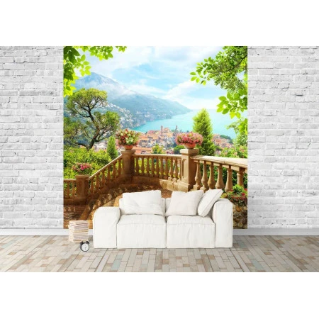 Fototapet fara imbinari Lake Como Premier Decor