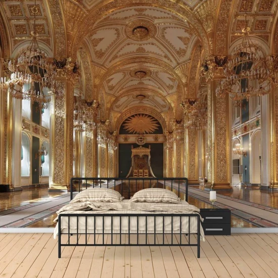 Fototapet fara imbinari Louvre