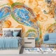 Fototapet fara imbinari Motiv Floral Classic