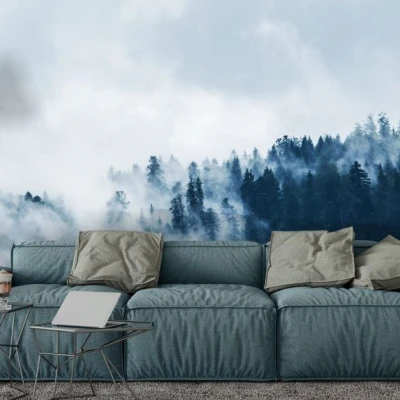 Fototapet fara imbinari Peisaj Mountain Cold Feel Premier Decor