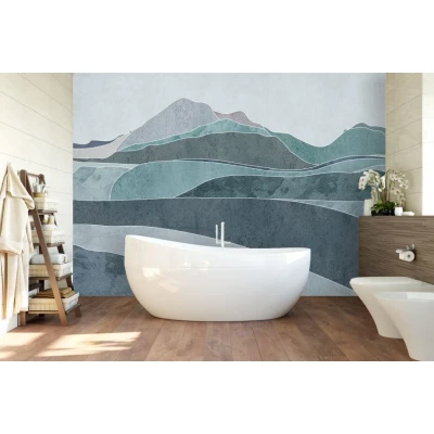 Fototapet fara imbianri Mountain Waves Premier Decor