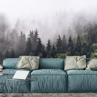 Fototapet fara imbinari Mountains Frost Premier Decor
