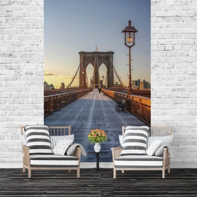 Fototapet fara imbinari New York Manhatan Bridge Premier Decor