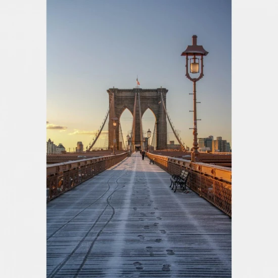 Fototapet fara imbinari New York Manhatan Bridge