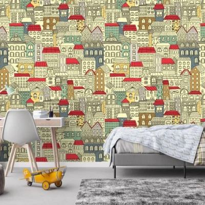 Fototapet fara imbinari Orașul Nostru Premier Decor