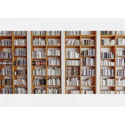 Fototapet 3D fara imbinari - Perete Bibliotecă Premier Decor