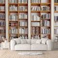 Fototapet 3D fara imbinari - Perete Bibliotecă