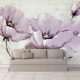 Fototapet fara imbinari Poopy Flower Watercolor
