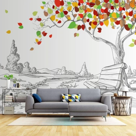 Fototapet fara imbinari Povestea De Sub Copac Premier Decor