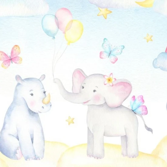 Fototapet fara imbinari Prietenii din Savană