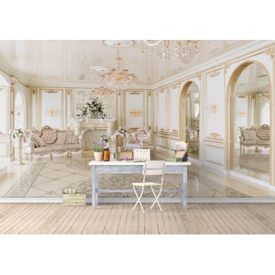 Fototapet fara imbinari Cameră Rococo Premier Decor
