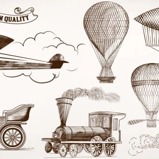 Fototapet fara imbinari Steampunk