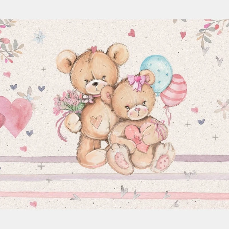 Fototapet fara imbinari Teddy Bears