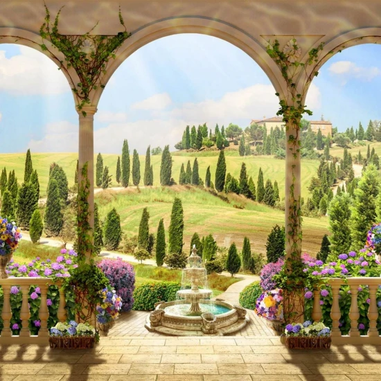 Fototapet fara imbinari Tuscany Beauty