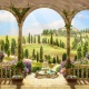 Fototapet fara imbinari Tuscany Beauty