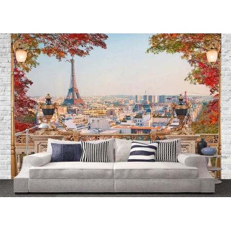 Fototapet fara imbinari Vedere de Paris Premier Decor
