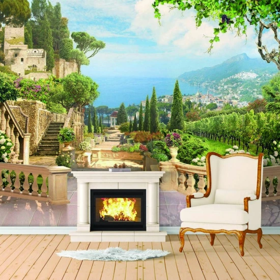 Fototapet fara imbinari Vila Italiana