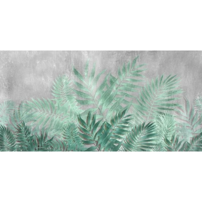 Fototapet fara imbinari Vintage Jungle Flowers Premier Decor