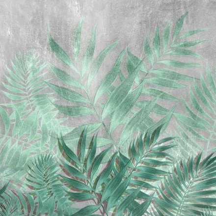 Fototapet fara imbinari Vintage Jungle Flowers