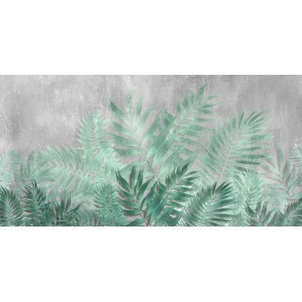 Fototapet fara imbinari Vintage Jungle Flowers