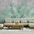 Fototapet fara imbinari Vintage Jungle Flowers