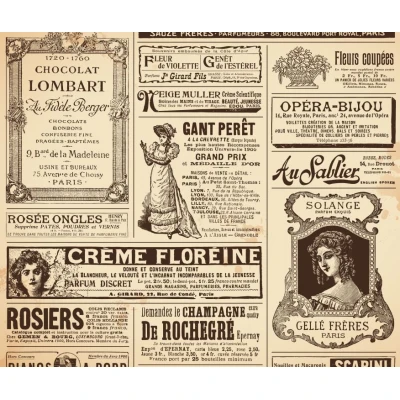 Fototapet fara imbinari Vintage Newspaper Premier Decor