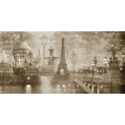 Fototapet fara imbinari Vintage Paris Dream Premier Decor