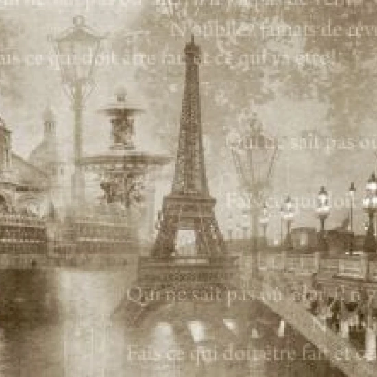 Fototapet fara imbinari Vintage Paris Dream