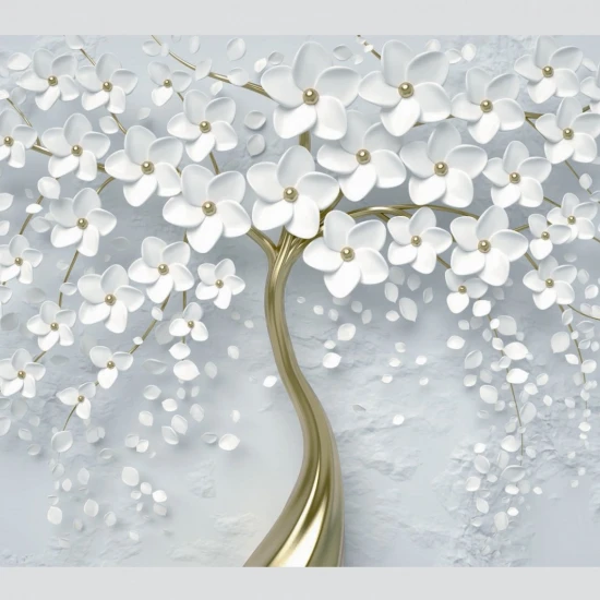 Fototapet Fara Imbinari Flower Tree Fantasy