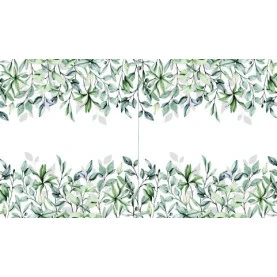 Fototapet fara imbinari Watercolor Flowers
