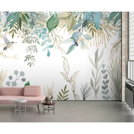 Fototapet fara imbinari Watercolor Life Premier Decor