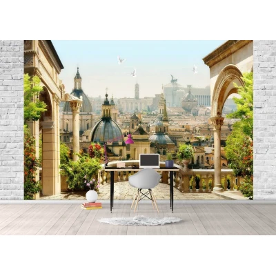 Fototapet fara imbinari Welcome To Rome Premier Decor