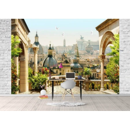 Fototapet fara imbinari Welcome To Rome Premier Decor
