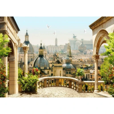 Fototapet fara imbinari Welcome To Rome Premier Decor
