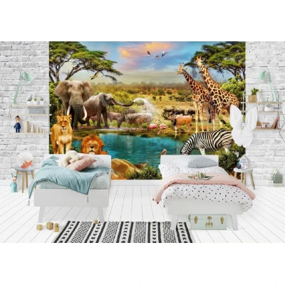 Fototapet fara imbinari Wild Jungle Premier Decor
