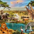 Fototapet fara imbinari Wild Jungle