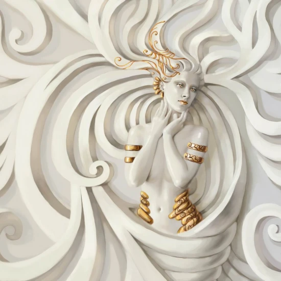 Fototapet fara imbinari 3D Living si Dormitor - Zeița Afrodita