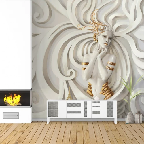 Fototapet fara imbinari 3D Living si Dormitor - Ze Fototapet fara imbinari 3D Living si Dormitor - Zeița Afrodita