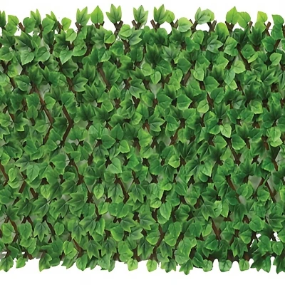 Pergola Pliabilă din Bambus cu Frunze de Iederă – Gard Artificial 1x2 m Premier Decor