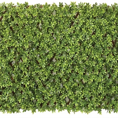 Gard Artificial din PVC Frunziș Verde/Galben 100x200 cm Premier Decor