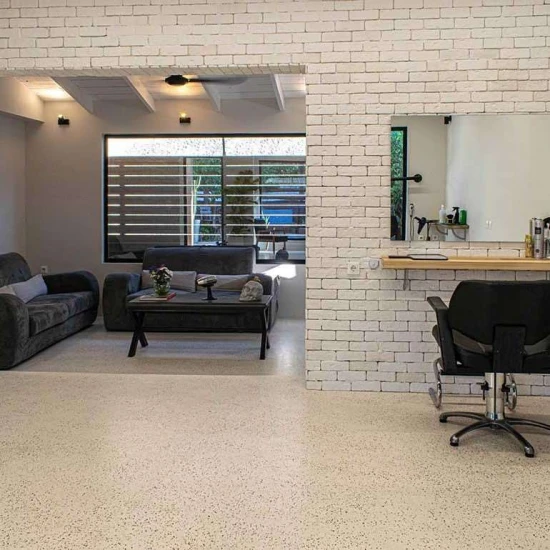 Microciment interior Lavamosaic