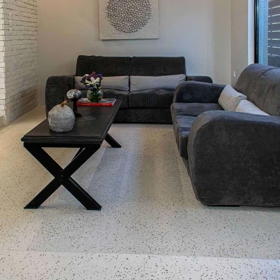 Microciment interior Lavamosaic